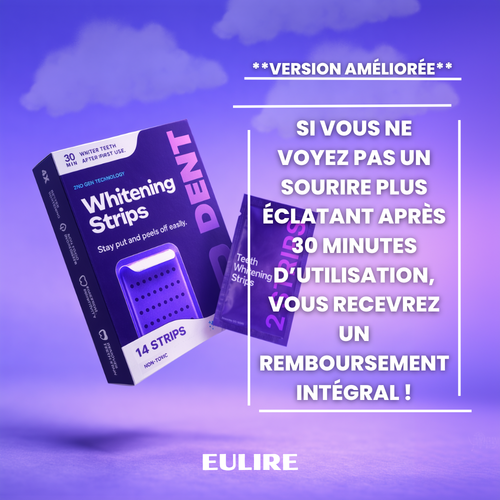 Eulire™ Bandes de blanchiment dentaire violettes